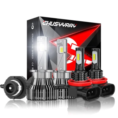 Faros LED delanteros de haz alto bajo antiniebla para Infiniti Q45 2005-2006 Foto 1 de 4