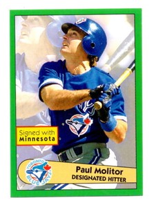 Paul Molitor 1996 Panini Stickers #160 Baseball Card