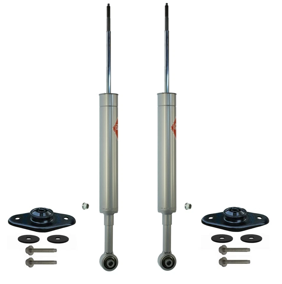 NUEVO Kit de amortiguadores traseros y soportes superiores KYB Gas-a-just para Dodge Challenger Foto 1 de 1
