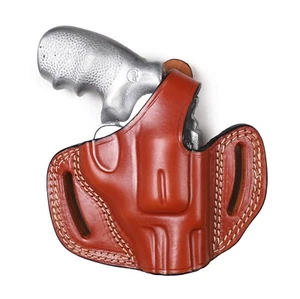 Pusat Holster Colt Cobra 38 SPL 2 inch Revolver Leather Thumb Break Belt Holster - Picture 1 of 28