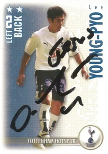 LEE YOUNG-PYO SIGNED TOTTENHAM 2006/2007 SHOOT OUT TRADING CARD+COA - Picture 1 of 1