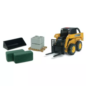 1/16 Big Farm John Deere Skid Loader / Skid Steer Playset Ertl 46225 TBEK46225 - Picture 1 of 3