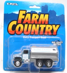 1995 ERTL Farm Country Delhi Dairy Transport Truck Diecast 1:64 Diecast Metal - Picture 1 of 2