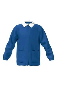 Casacca Bambino, Chiusura Zip, colore Bluette, con colletto removibile bianco - Picture 1 of 2