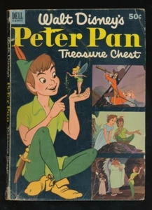 Disneyana-Comics-DELL GIANT-Peter Pan Treasure Chest- January 1953 - Picture 1 of 2