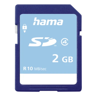 Hama 2GB SD Card High Speed 10MB/s - Class 4 BRAND NEW SEALED PACK - Image 1 of 2
