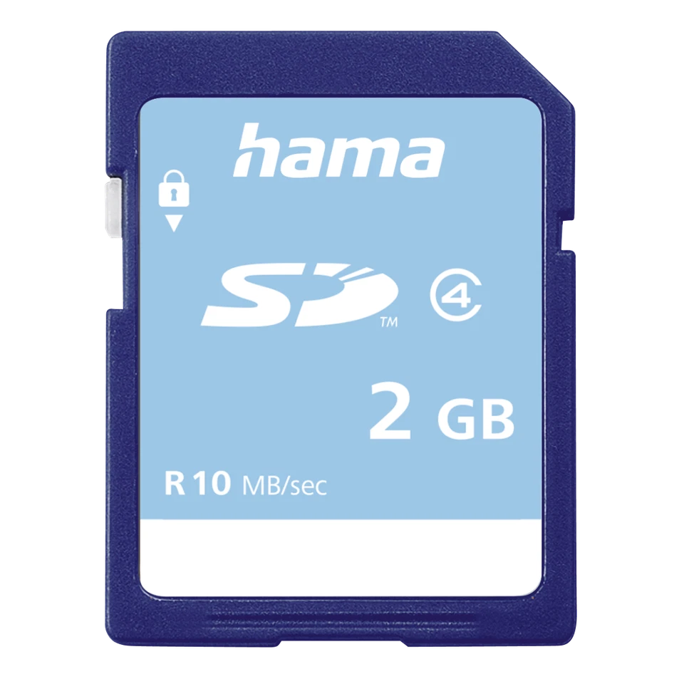 Hama 2GB SD Card High Speed 10MB/s - Class 4 BRAND NEW SEALED PACK - Image 1 of 2