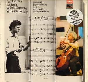 YAN PASCAL & PAUL TORTELIER, TCHAIKOVSKY / GRIEG LP HMV ASD 2954 STEREO - Picture 1 of 2
