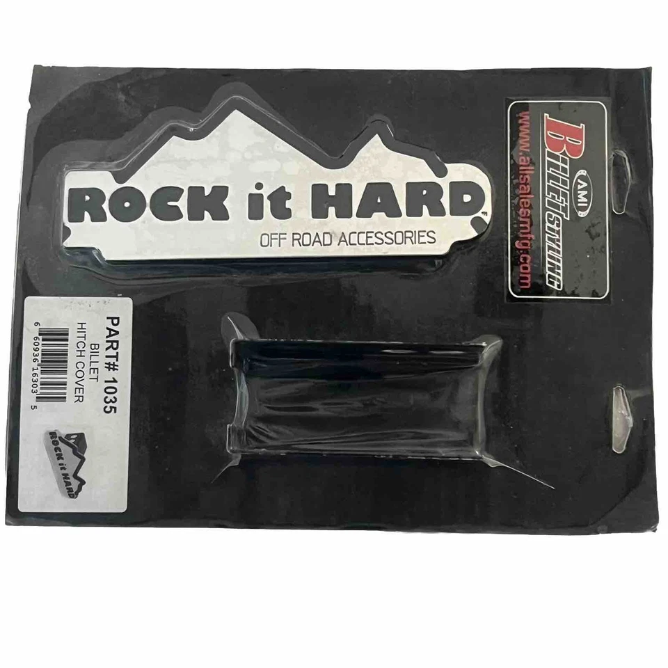 Trailer Towing Hitch Receiver Plug AMI Styling Hitch Cover 2 in x 2 in Iron Rock - Image 1 of 4