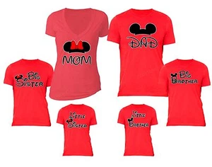 Family vacation t shirts matching Mom Dad Big Little brother Sister kids - Picture 1 of 7