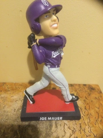 Minnesota Twins Joe Mauer Cretin-Derham Hall 2001 Draft Bobblehead Cover