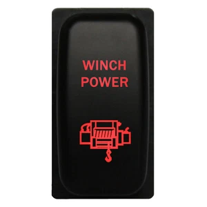 Push switch WINCH POWER M151R 12V 3A LED red for Mitsubishi Outlander Endeavo... - Imagen 1 de 1