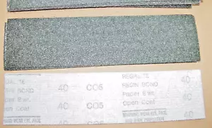 3M Green Corps Hookit Regalite 2.75 in X 11 in 40 Grit File Sheet 25 sheets - Picture 1 of 9