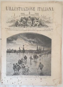 L’ILLUSTRAZIONE ITALIANA 8 GIUGNO 1879 MONCENISIO TANARO PANAMA BUSTO ARSIZIO - Picture 1 of 1