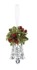 Ganz Kissing Krystals 3" Teeny Mistletoe Bell Ornament
