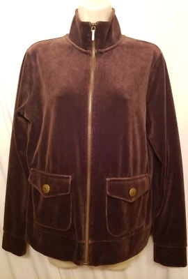 Толстовка женская Lauren Ralph Lauren на молнии коричневая размер средний M - Изображение 1 из 4