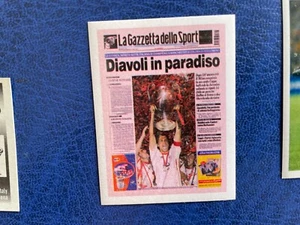 SUPER ALBUM LA GAZZETTA DELLO SPORT DIAVOLI IN PARADISO 249 - Picture 1 of 2