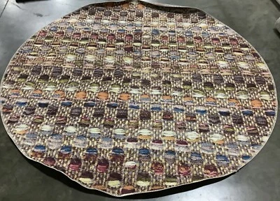 Alfombra PÚRPURA/VERDE ÓXIDO 6'-6" x 6'-6" defecto precio reducido 1172674491 BAR546V-7R Foto 1 de 4