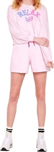 Sundry Women's Relaxed Cutoff Shorts- Petal 1 - Picture 1 of 2