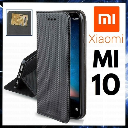 CUSTODIA A PORTAFOGLIO LIBRO per XIAOMI MI 10 COVER FLIP MAGNETICA IN PELLE MI10