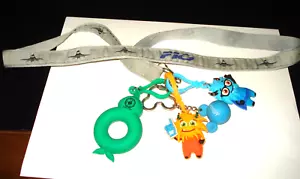 Finn's Lifesavers N 3 more  Characters Key Rings W F16  Cloth Necklace - Picture 1 of 4