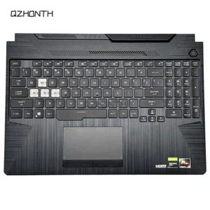 ASUS FA506 FX506 FA506U FX506U Palmrest Upper Top Case with US Backlit Keyboard - Picture 1 of 4