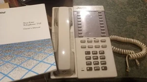 AT&T 712 Vintage Two-Line Telephone Landline Phone (29A) - Picture 1 of 7