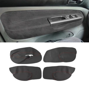 4x Suede Türverkleidung Armlehne Abdeckung Für Golf 4 MK4 Ⅳ Bora Jetta 1998-2005 - Bild 1 von 10