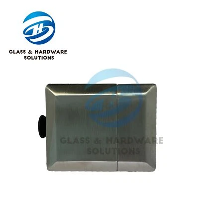 12mm Frameless Pool Latch 180 Degree Glass to Glass Mirror Satin Matt Black - image 1 of 4
