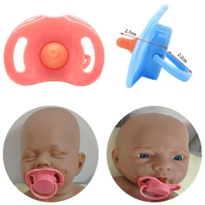 2Pack Pacifier Reborn Baby Girl&Boy Soother rebirth doll pacifier for Gifts US - Picture 1 of 6