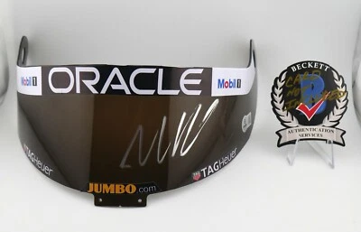 Max Verstappen Signed 1:1 2023 Drivers Champion Racing Visor Beckett BAS COA - Image 1 of 3
