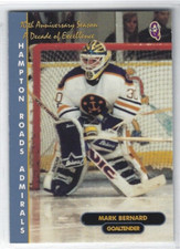 1998-99 Hampton Roads Admirals (ECHL) Mark Bernard (goalie)