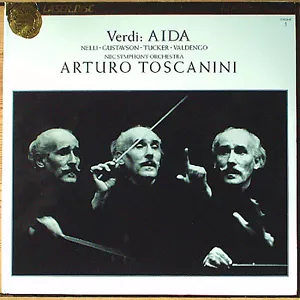 2.LD: VERDI AIDA Herva Nelli Tucker TOSCANINI 1949 NBC Laserdisc Laser Disc - Bild 1 von 1