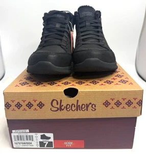 Skechers Ultra Flex 2.0 Everyday Crush Damenstiefel schwarz Größe 7 W US - Bild 1 von 4