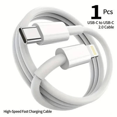 iPhone Super Fast Charger lead Long USB Cable Type C For X 11 12 13 14 Pro Max - Image 1 of 4