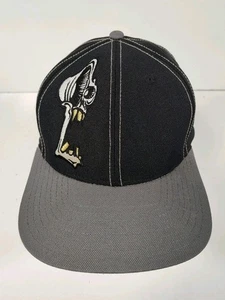 Troy Lee Designs "Ugly's In" Skull Motorhead Snapback Hat Cap Black Gray - Picture 1 of 6