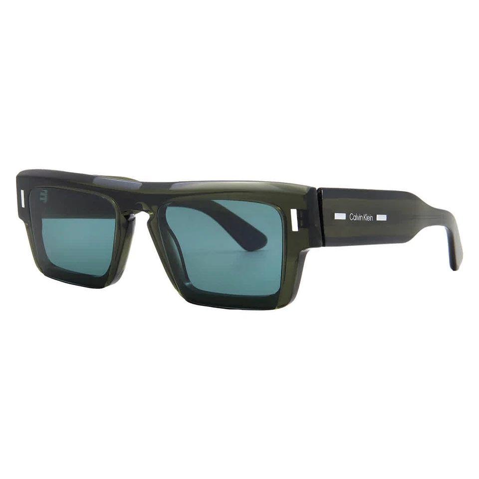 Gafas de sol para hombre Calvin Klein verdes rectangulares CK24532S 330 54 CK24532S 330 54 Foto 1 de 4