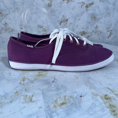 Keds Champion Womens Size 7.5 Shoes Purple White Comfort Casual Fashion Sneakers - Image 1 of 4