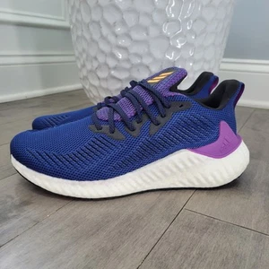 Adidas AlphaBoost Unity Ink Shock Purple Men's Running Shoes G54157 Size 10 - Picture 1 of 6