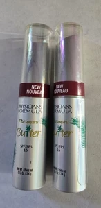 2 Physicians Formula Murumuru Butter SPF15 Cream Lipstick Lip Balm Acai Berry - Picture 1 of 8