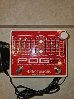 Electro-Harmonix POG2 Octave Guitar Effect Pedal - Image 1 of 2