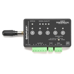 City Theater QolorFLEX 5x2,5A 900MHz/2,4GHz Multiversum Dimmer - Bild 1 von 8