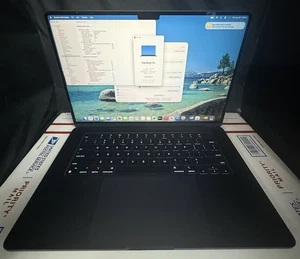 Apple MacBook Air (15 pulgadas 2023) M2 8 GB RAM 256 GB SSD Midnight Mac OS Tahoe 26 - Imagen 1 de 8