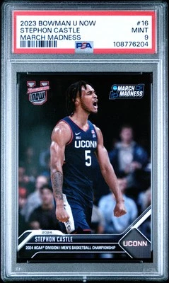 2023 BOWMAN U NOW MARCH MADNESS #16 STEPHON CASTLE PSA 9 - Image 1 of 2