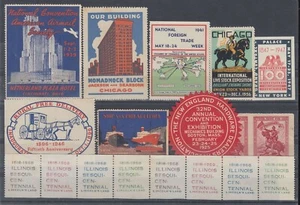 F-EX8215 US CINDERELLA STAMPS LOT. EXPO MNH. - Picture 1 of 1