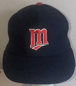 Gorra de béisbol vintage de los gemelos de Minnesota SOMBRERO ANNCO hecho en Corea malla Snapback MLB - Imagen 1 de 8