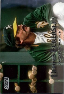 2019 Stadium Club # 174 Dennis Eckersley Oakland Athletics - Image 1 of 2