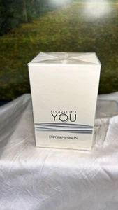 EMPORIO ARMANI BECAUSE IT'S YOU EDP SEALED 100ML SPRAY - Picture 1 of 3