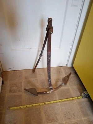 De Colección Hierro Fundido Barco Ancla Marítimo Náutico Mar Océano De Colección Grande Pesado. Foto 1 de 4