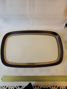 Vintage Mint Sango Quadrille "Black Satin" 15" Rect. Serving Platter/Tray Japan - Picture 1 of 5